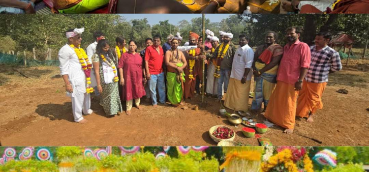 The Grand Bhumi Poojan of Shree Raja Rajeshwar Devasthan By Devasthan Adheenam Shri Amarnath Swami Ji. Awaits! Just 6 Days to Go