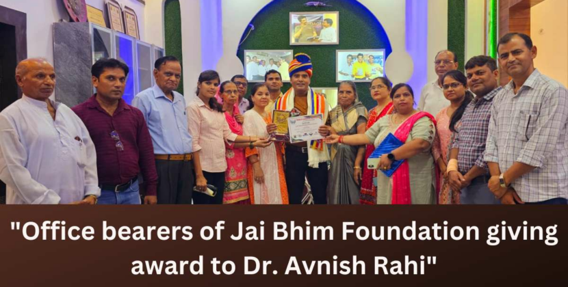 Lyricist Dr. Avnish Rahi honoured with Life Time Achievement Award