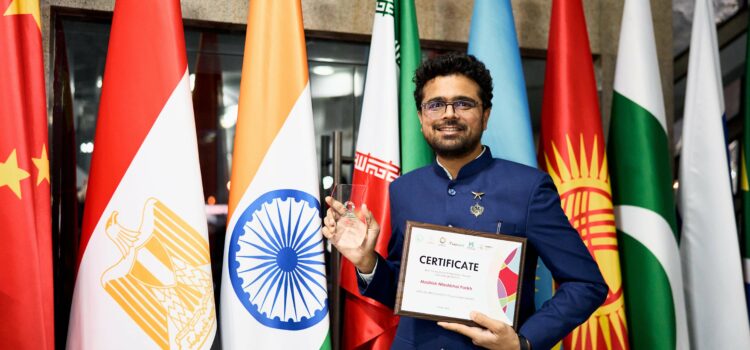 Madhish Parikh from India bags BRICS and SCO Young Leaders Award in Russia