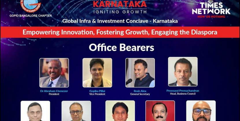Ascend Karnataka: GOPIO Bangalore Chapter’s Conclave Partnered by Times Network