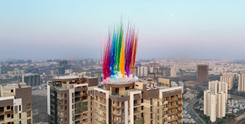 Hyderabad Witnesses Its Highest Holi Celebration at SAS Crown