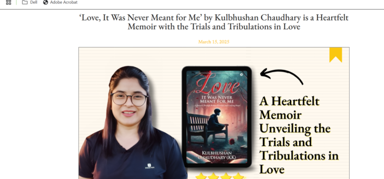 “Love, Loss, and Redemption: Kulbhushan Chaudhary’s Heartfelt Debut”