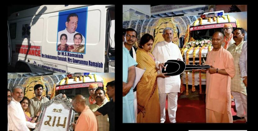 M S Ramaiah Foundation Donates ICU on Wheels to Kashi Vishwanath Temple