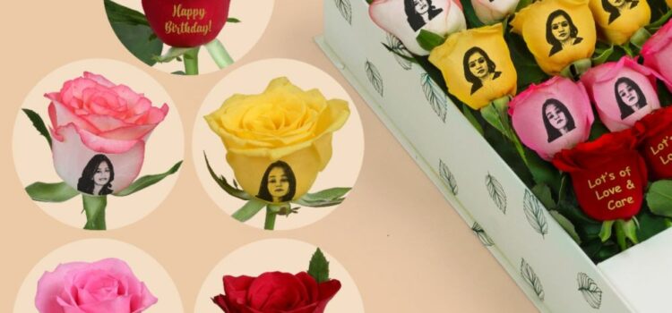 FloralHub.in Pioneers Personalized Floral Artistry, Etching Images and Messages onto Fresh Flowers