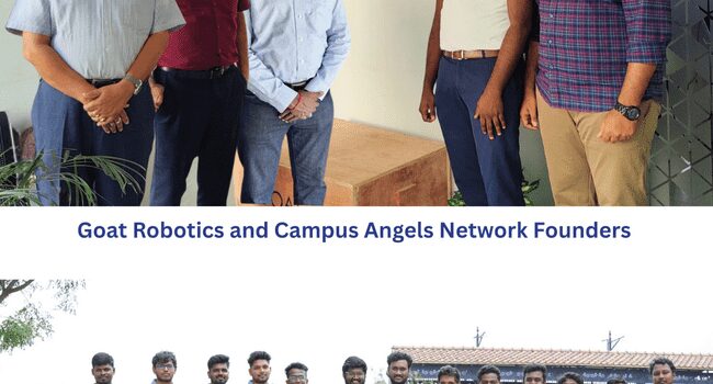 Goat Robotics Secures ₹2.66 Crore with Backing from Campus Angels Network