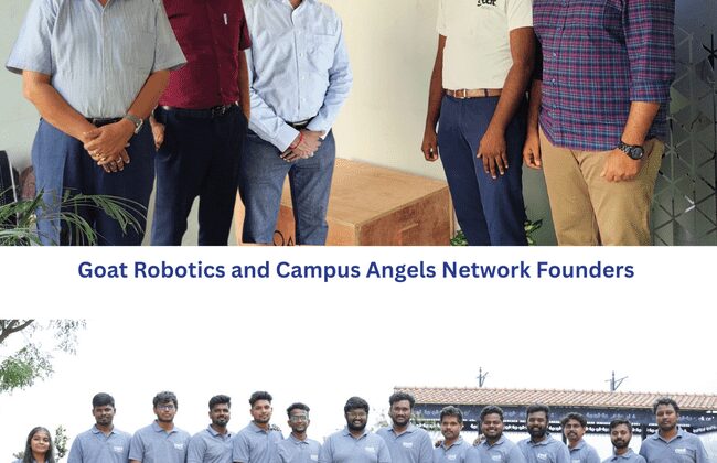 Goat Robotics Secures ₹2.66 Crore with Backing from Campus Angels Network