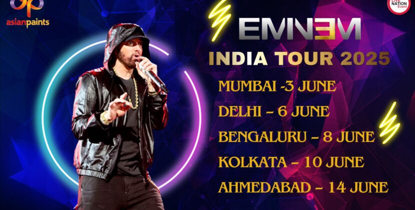 EMINEM INDIA TOUR OFFICIALLY CONFIRMED — 5 CITY TOUR ANNOUNCED BY LIVE NATION & ASIAN PAINTS