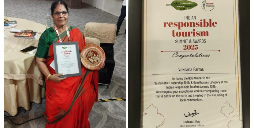 Vaksana Farm Stay Crowned India’s Best Farmstay (BnB). Wins Gold at the India Responsible Tourism Awards 2025