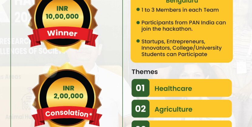 NER Tech Hackathon 2.0 to be organized in Bangalore, Karnataka by NERCORMS and Amantya Technologies, Funded by North Eastern Council, MDoNER