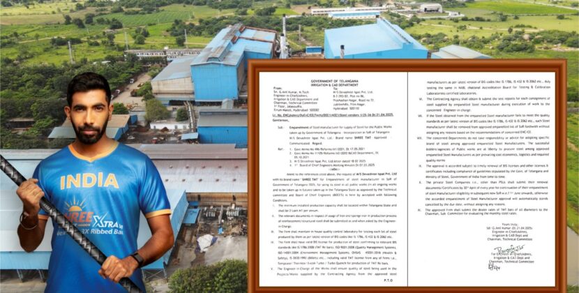 SHREE TMT Steel Approved to Supply Telangana Government for All Public Projects | Best Steel in Hyderabad & Telangana