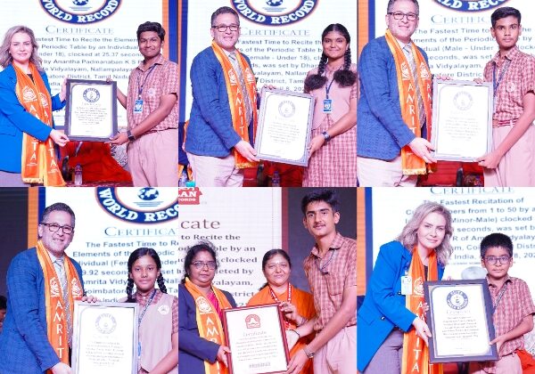 From Chemistry to Culture: Amrita Vidyalayam Students Rewrite the Record Books