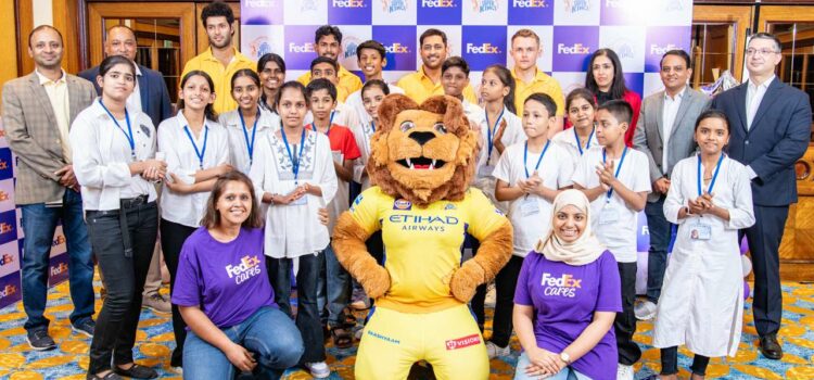 CSK Players Meet “Let’s READ” beneficiaries with FedEx Cares