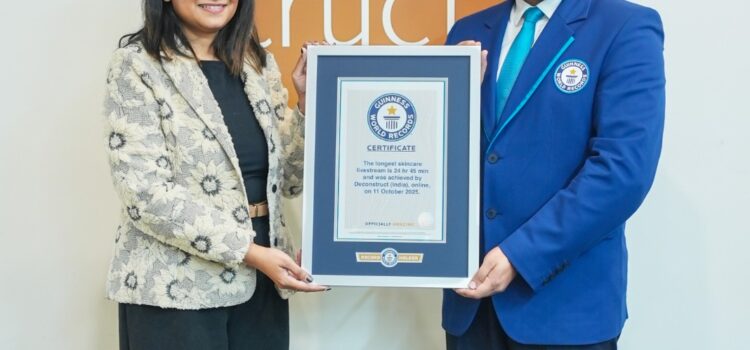 Deconstruct creates GUINNESS WORLD RECORDS title for the ‘The Longest Skincare Livestream’ with Dermatologists